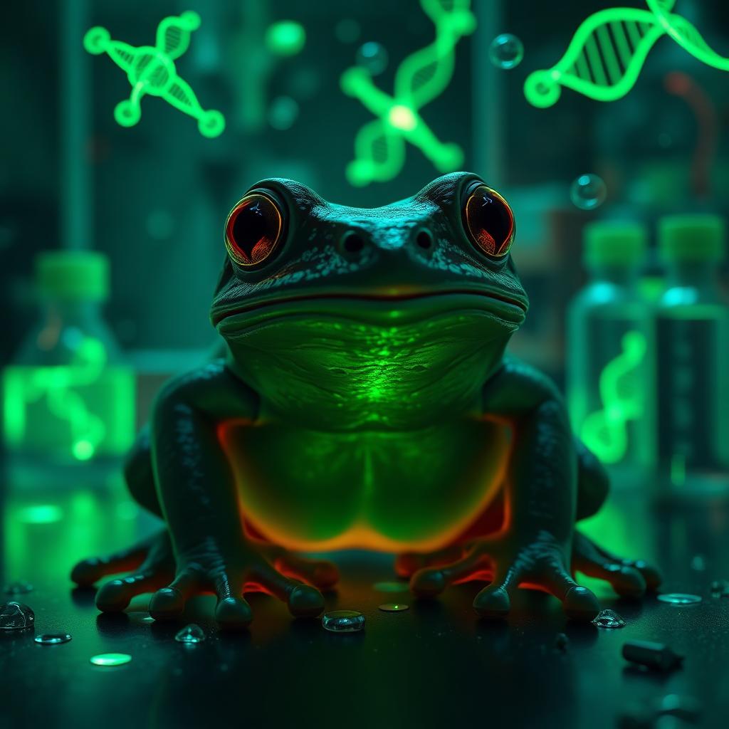 Ancient pepeketua frog — the inspiration behind Pepe-132